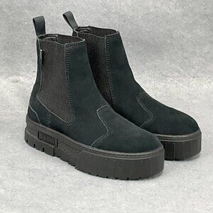Puma Dark Platform Ankle Boots